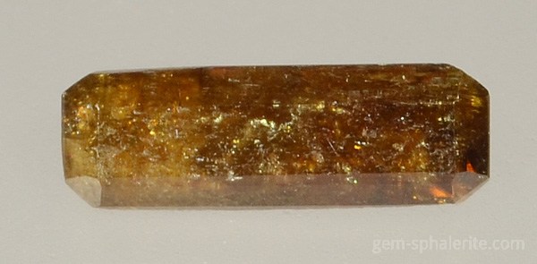 Faceted spanish sphalerite