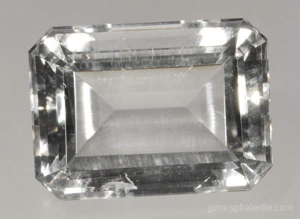 Faceted spanish sphalerite