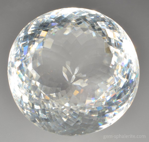 Faceted spanish sphalerite