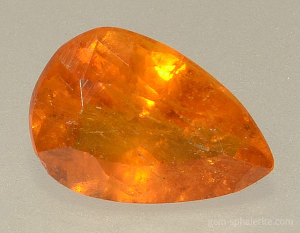 Faceted spanish sphalerite