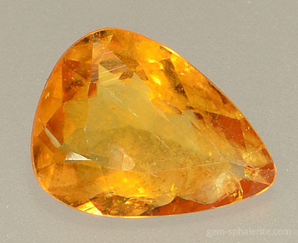 Faceted spanish sphalerite