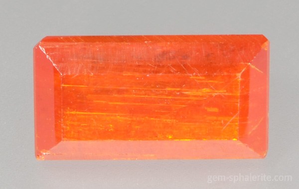 Faceted spanish sphalerite