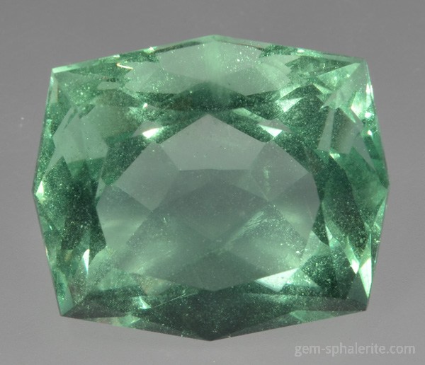 Faceted spanish sphalerite