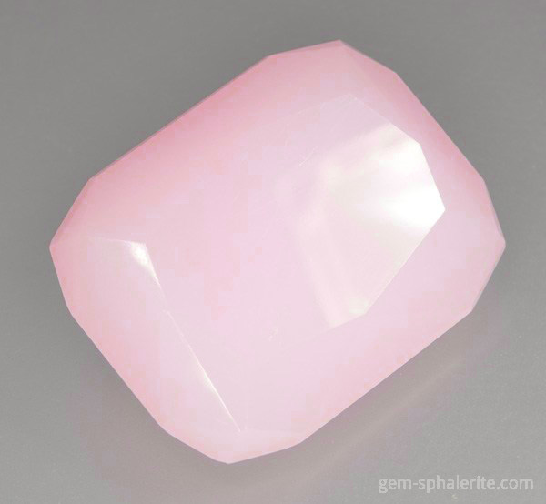 Faceted spanish sphalerite