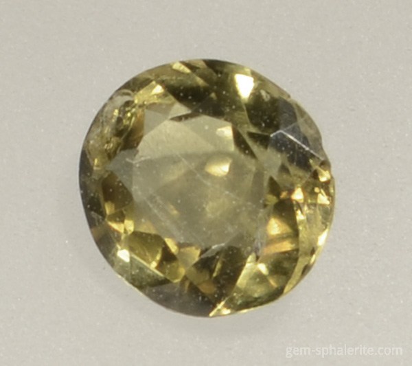 Faceted spanish sphalerite