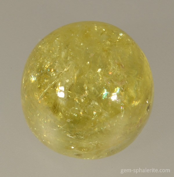 Faceted spanish sphalerite