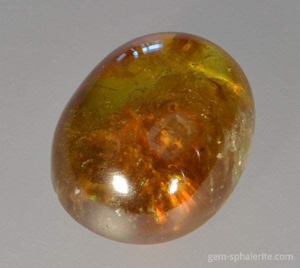 Faceted spanish sphalerite