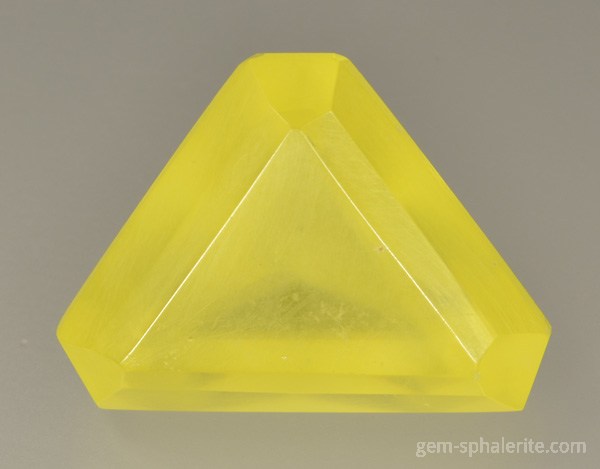 Faceted spanish sphalerite