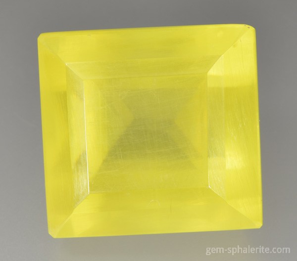 Faceted spanish sphalerite